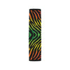 Rainbow Zebra Themed Print Car Seat Belt Cover