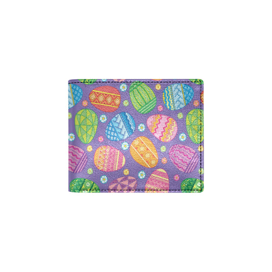 Easter Eggs Pattern Print Design RB010 Men's ID Card Wallet