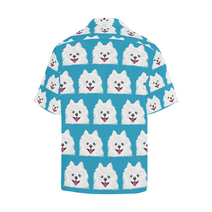 Pomeranians Pattern Print Design A05 Men's Hawaiian Shirt