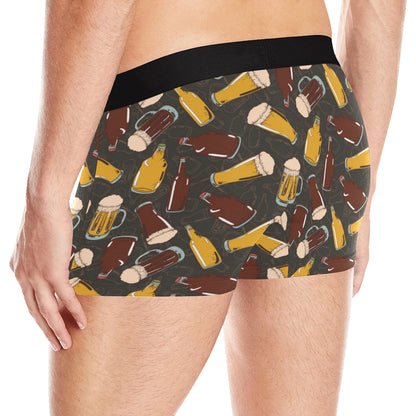 Beer Pattern Print Design 03 Men's Boxer Briefs