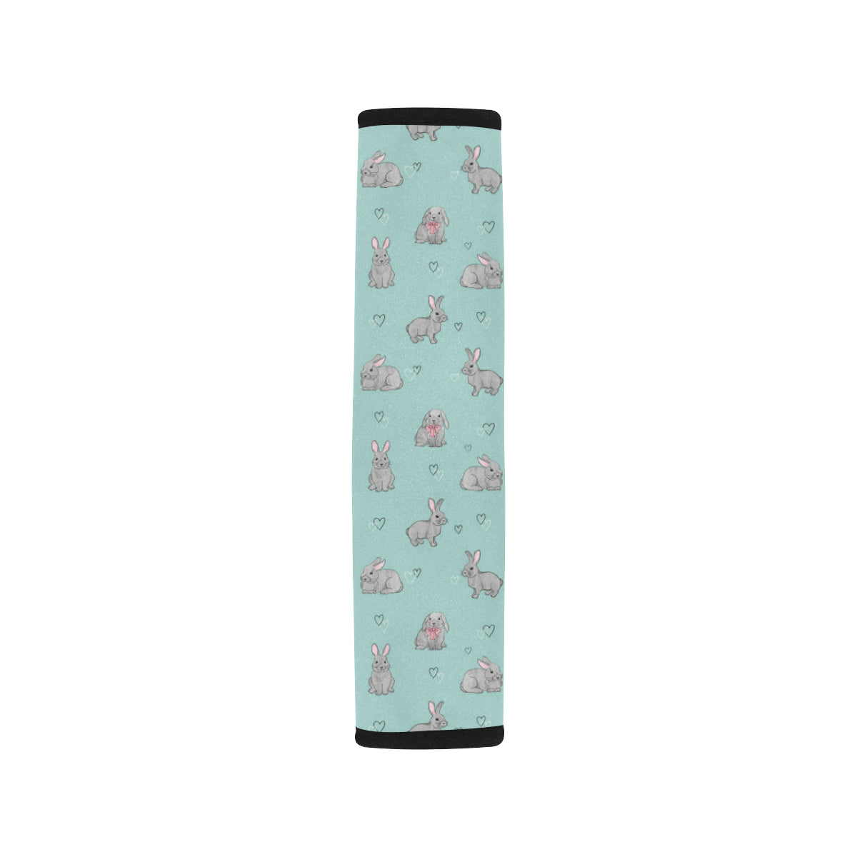 Bunny Pattern Print Design 02 Car Seat Belt Cover