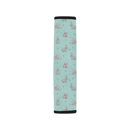 Bunny Pattern Print Design 02 Car Seat Belt Cover