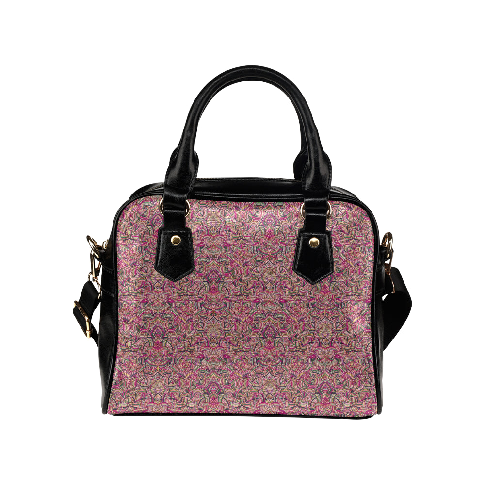 Celtic Pattern Print Design 04 Shoulder Handbag