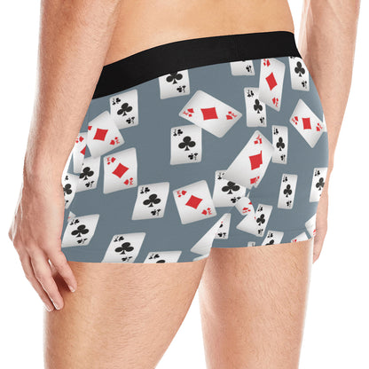Poker Cards Pattern Print Design A05 Men's Boxer Briefs