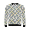 Daisy Pattern Print Design DS09 Men Long Sleeve Sweatshirt