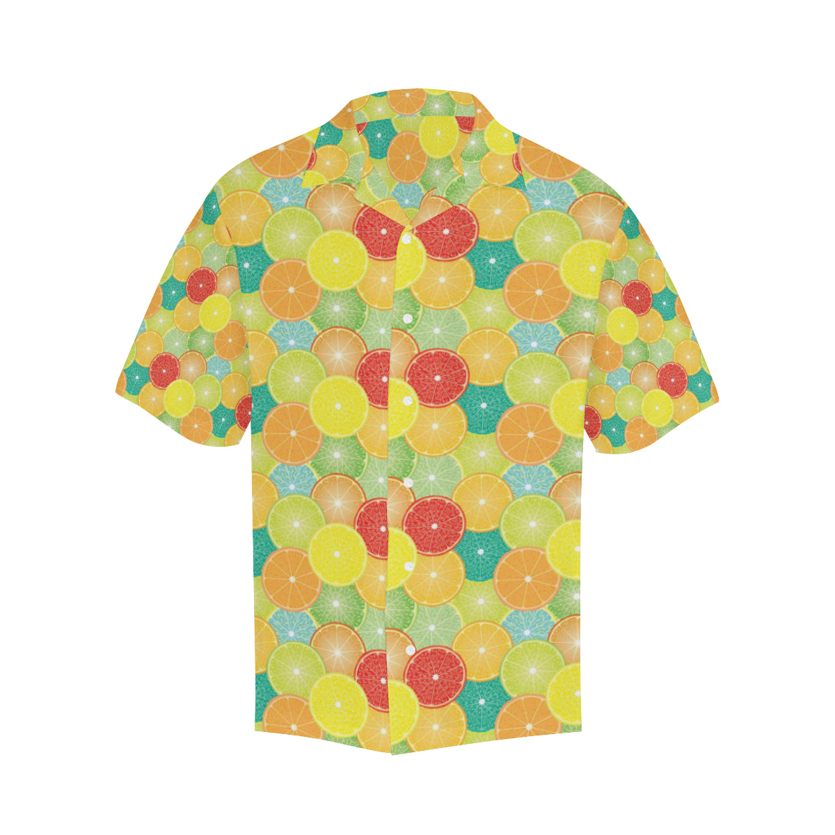Citrus  Pattern Print Design 01 Men's Hawaiian Shirt