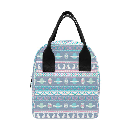Easter Eggs Pattern Print Design RB013 Insulated Lunch Bag