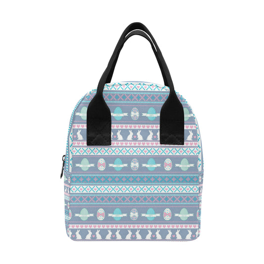 Easter Eggs Pattern Print Design RB013 Insulated Lunch Bag