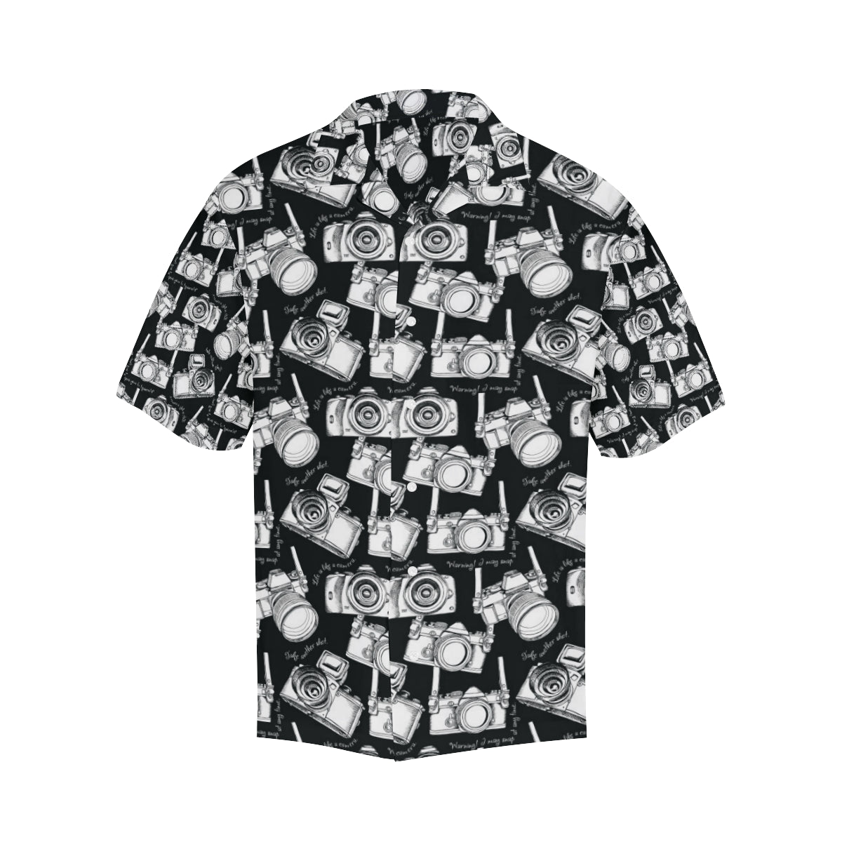 Camera Pattern Print Design 01 Men's Hawaiian Shirt