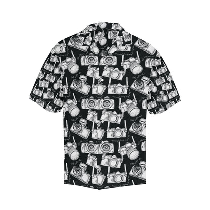 Camera Pattern Print Design 01 Men's Hawaiian Shirt