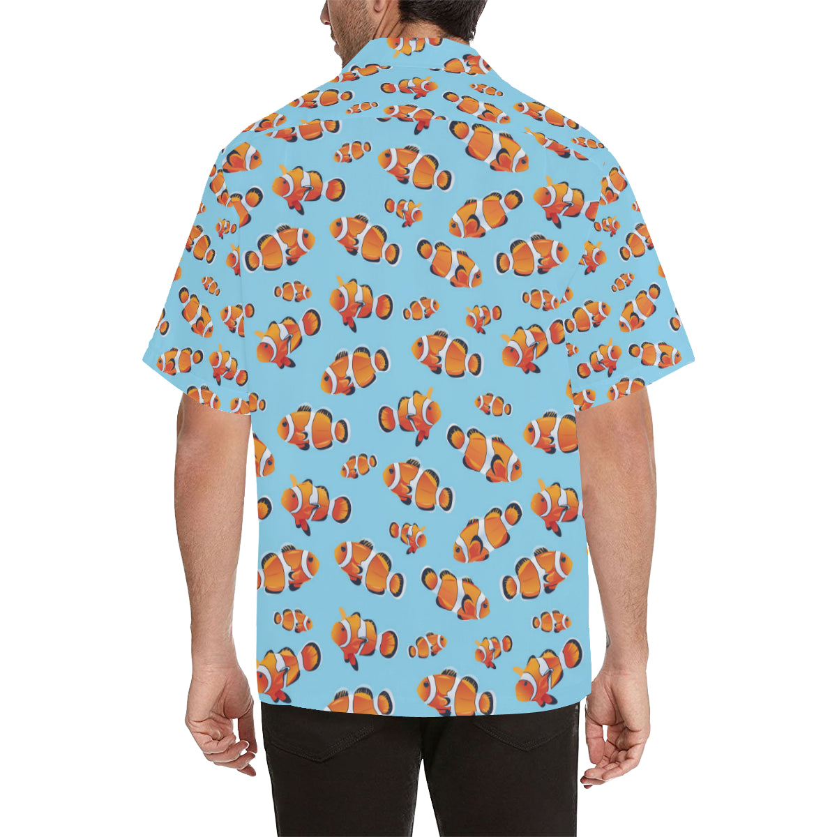 Clownfish Pattern Print Design 01 Men's Hawaiian Shirt