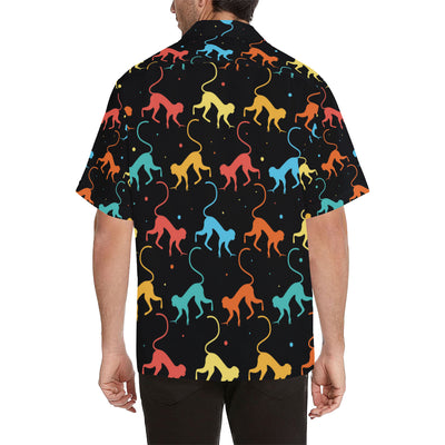 Monkey Pattern Print Design 01 Men's Hawaiian Shirt