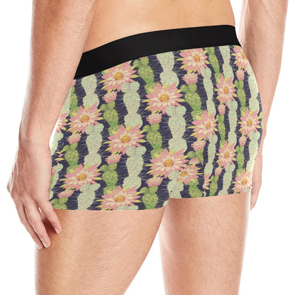 Cactus Pattern Print Design 01 Men's Boxer Briefs
