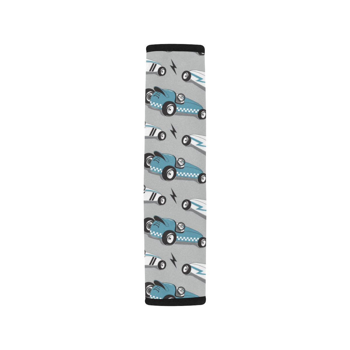 Racing Vintage Pattern Print Design A02 Car Seat Belt Cover