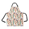 Cherry Blossom Peacock Apron with Pocket