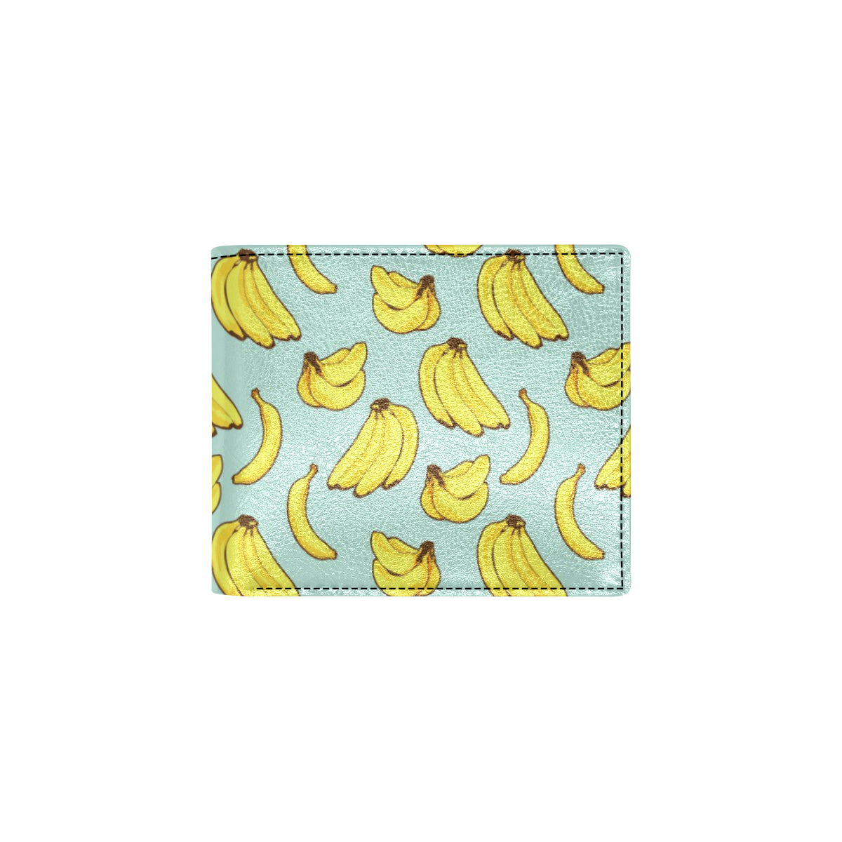 Banana Pattern Print Design BA04 Men's ID Card Wallet