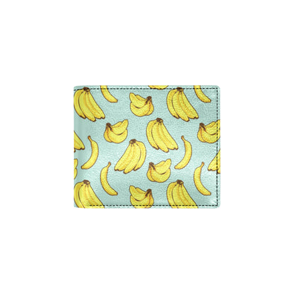 Banana Pattern Print Design BA04 Men's ID Card Wallet