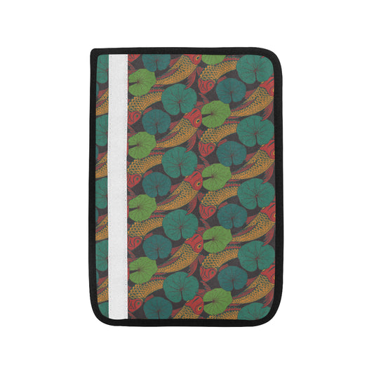 KOI Fish Pattern Print Design 01 Car Seat Belt Cover