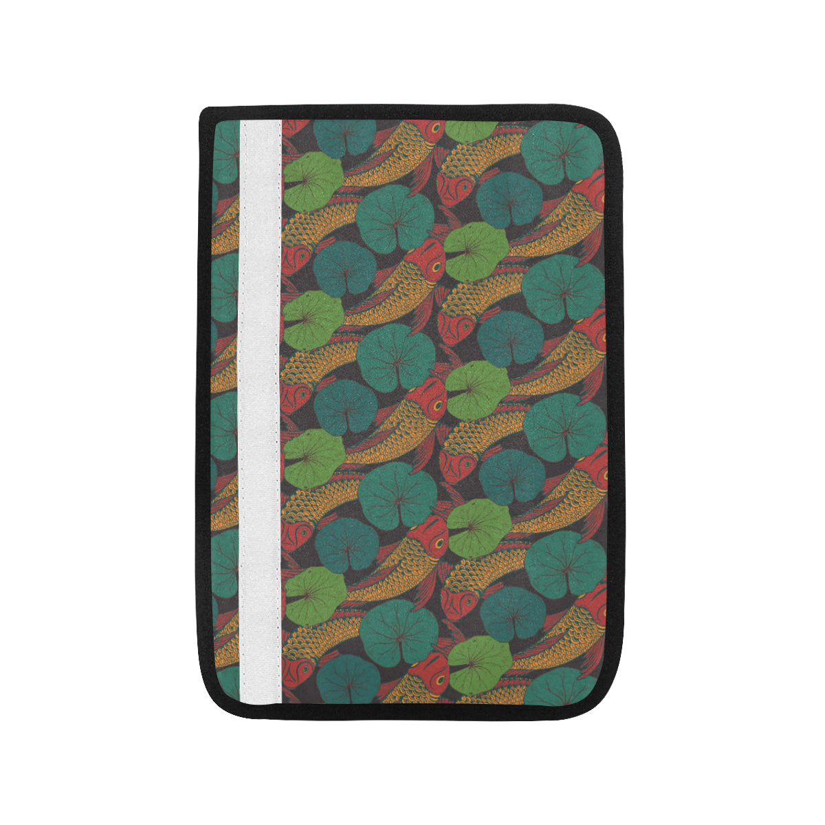 KOI Fish Pattern Print Design 01 Car Seat Belt Cover