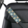 Hibiscus Pattern Print Design HB033 Car Seat Belt Cover