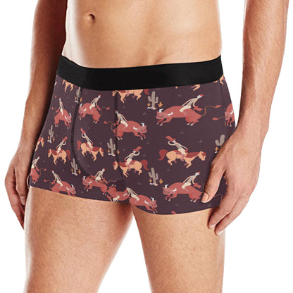 Rodeo Pattern Print Design A01 Men's Boxer Briefs