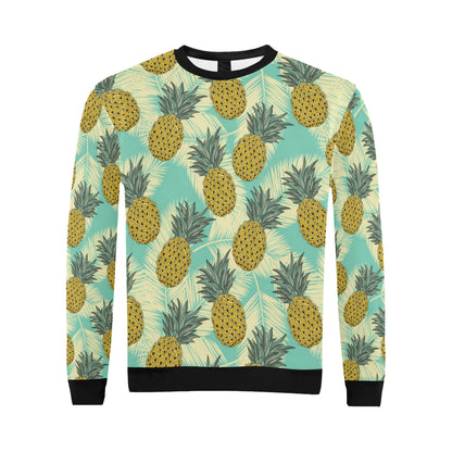 Pineapple Pattern Print Design PP03 Men Long Sleeve Sweatshirt