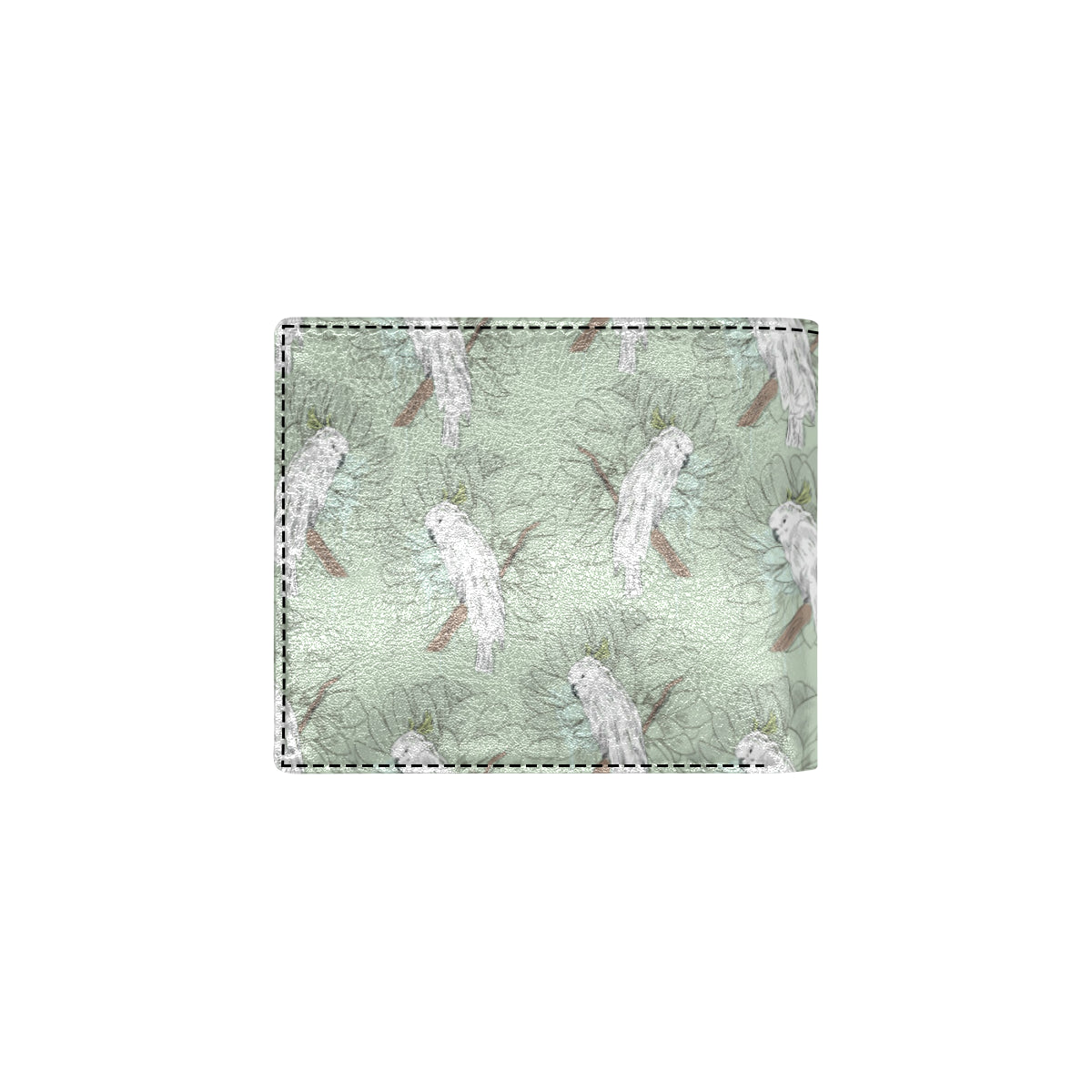 Cockatiel Pattern Print Design 01 Men's ID Card Wallet
