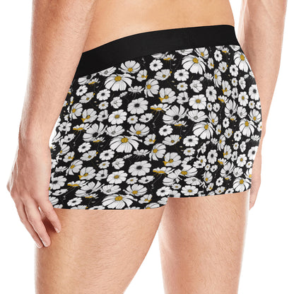 Daisy Pattern Print Design 02 Men's Boxer Briefs