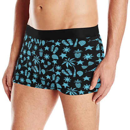 Beach Scene Pattern Print Design 03 Men's Boxer Briefs