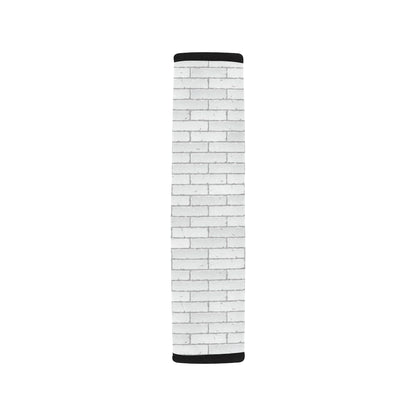 Brick White Pattern Print Design 03 Car Seat Belt Cover