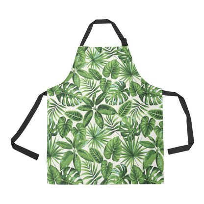 Tropical Flower Pattern Print Design TF013 Apron with Pocket