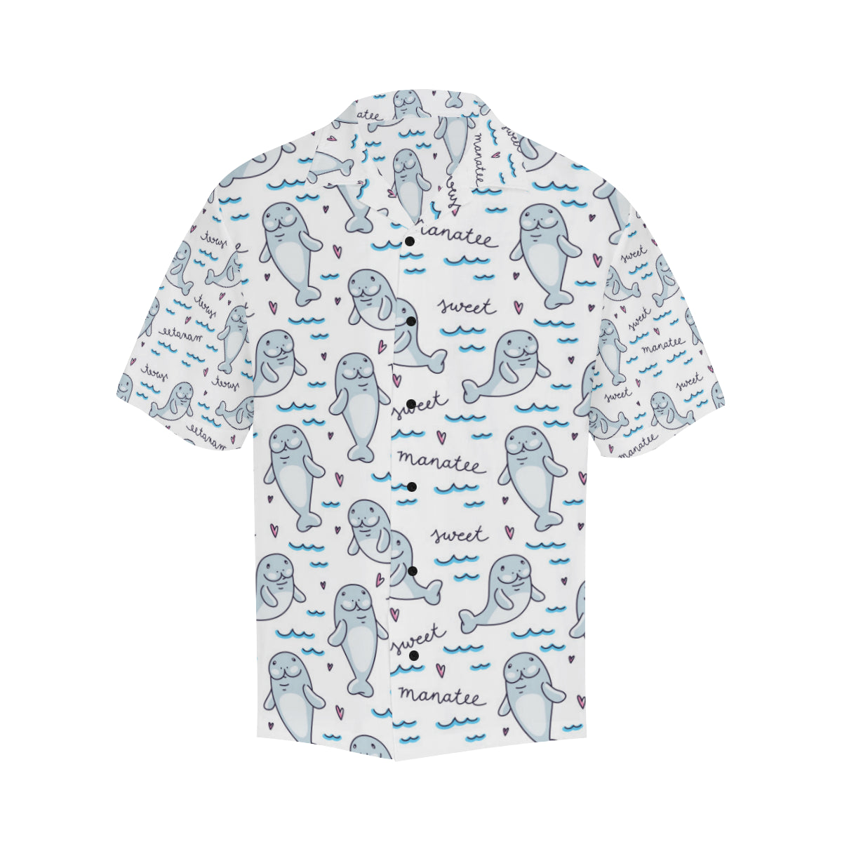 Manatee Baby Pattern Print Design 03 Men's Hawaiian Shirt