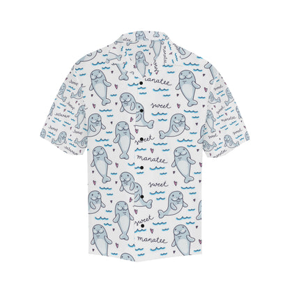 Manatee Baby Pattern Print Design 03 Men's Hawaiian Shirt
