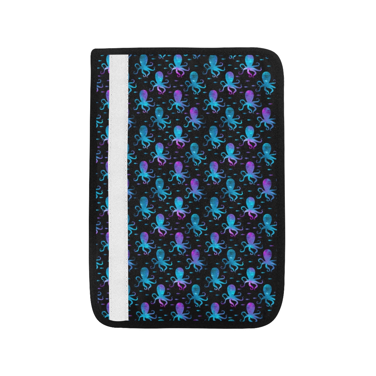 Octopus Blue Design Print Themed Car Seat Belt Cover