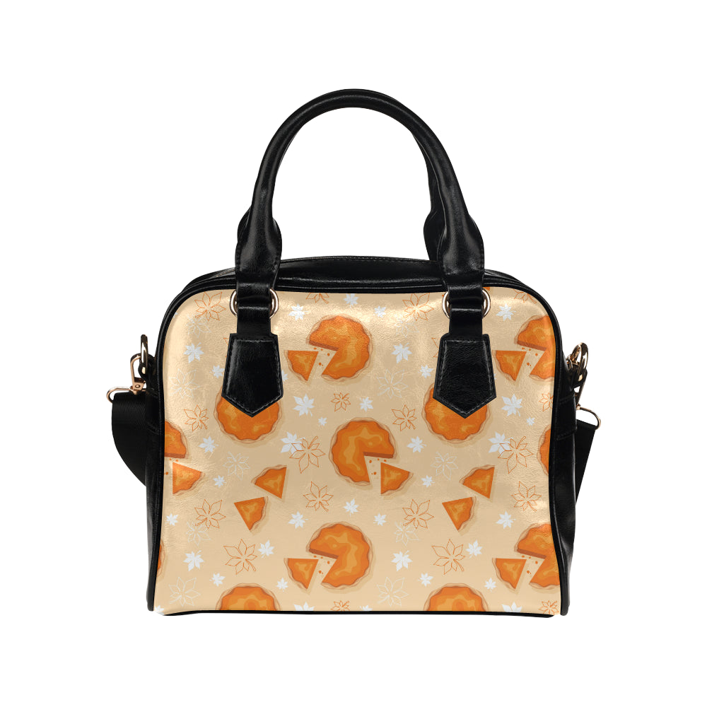 Pie Pattern Print Design A01 Shoulder Handbag