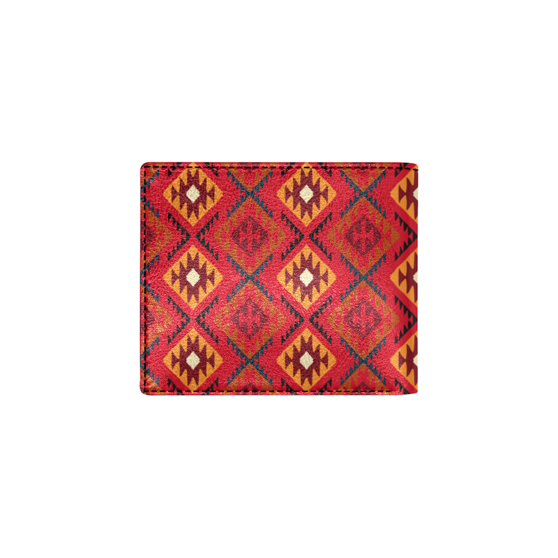 Aztec Pattern Print Design 06 Men's ID Card Wallet