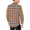 African Fashion Print Pattern Men's Long Sleeve Shirt