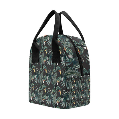 Rainforest Pattern Print Design RF06 Insulated Lunch Bag