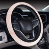 Marble Pattern Print Design 03 Steering Wheel Cover with Elastic Edge