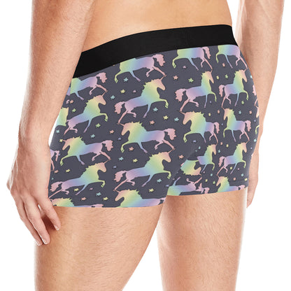 Rainbow Pattern Print Design A05 Men's Boxer Briefs