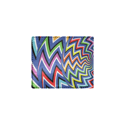 Optical illusion Pattern Print Design A02 Men's ID Card Wallet