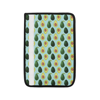Avocado Pattern Print Design 04 Car Seat Belt Cover