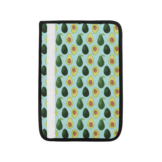 Avocado Pattern Print Design 04 Car Seat Belt Cover