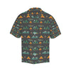 Camping Tent Pattern Print Design 03 Men's Hawaiian Shirt