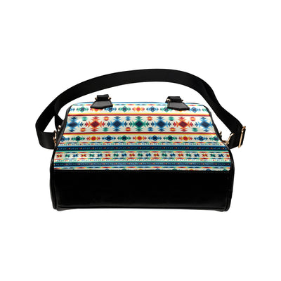 Aztec Pattern Print Design 02 Shoulder Handbag