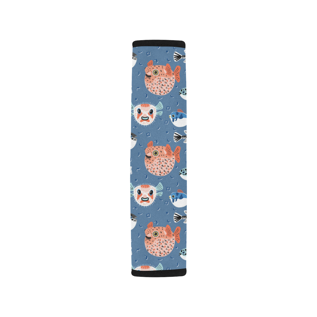 Fugu Pattern Print Design 02 Car Seat Belt Cover