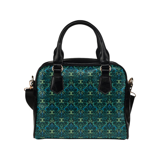 Celestial Pattern Print Design 07 Shoulder Handbag