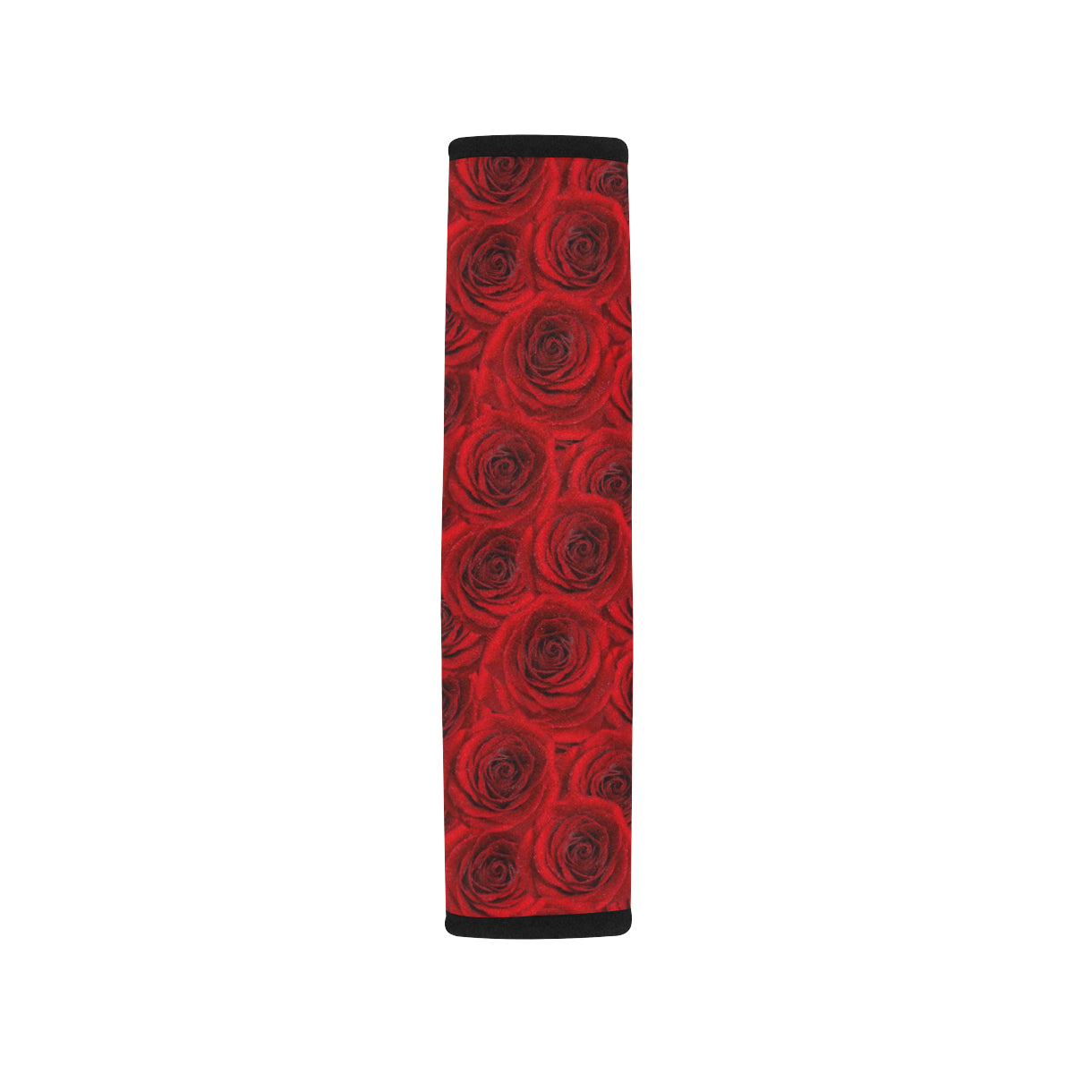 Rose Red Pattern Print Design RO04 Car Seat Belt Cover