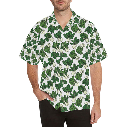 Bok Choy Pattern Print Design 02 Men's Hawaiian Shirt