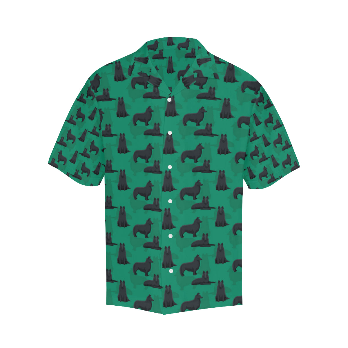Belgian Sheepdog Pattern Print Design 01 Men's Hawaiian Shirt